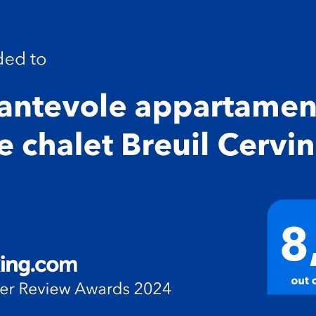 Incantevole Appartamento Stile Chalet Breuil Cervinia Dış mekan fotoğraf