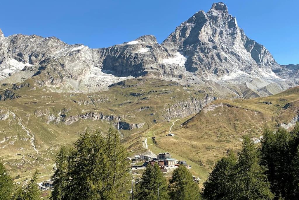 Incantevole Appartamento Stile Chalet Breuil Cervinia Dış mekan fotoğraf